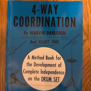 Beginner book for drummers. Great condition-all pages in tact, no writing.